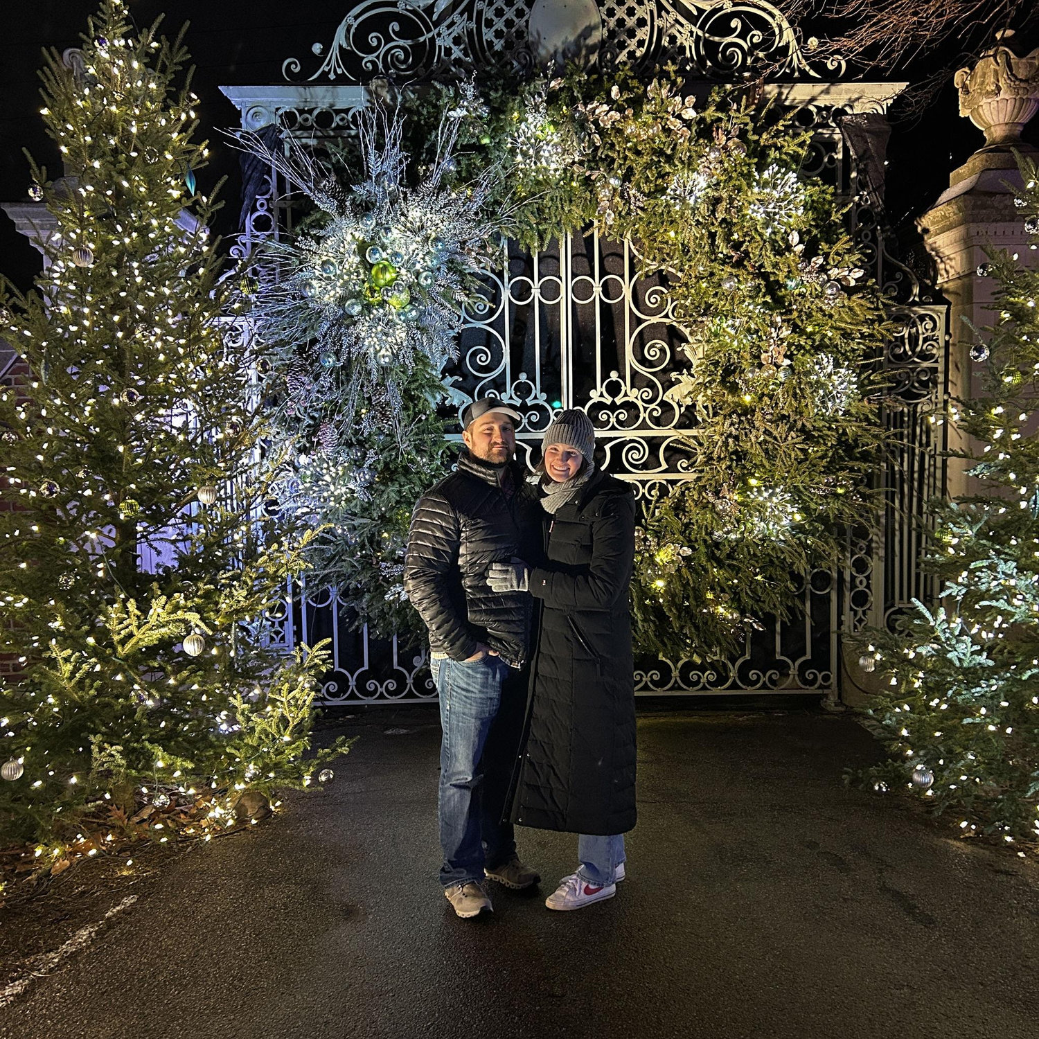 Newfields Christmas lights