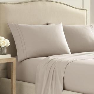 2000 Series Ultra-Soft Microbrushed Hemstitched 4-Piece Sheet Set