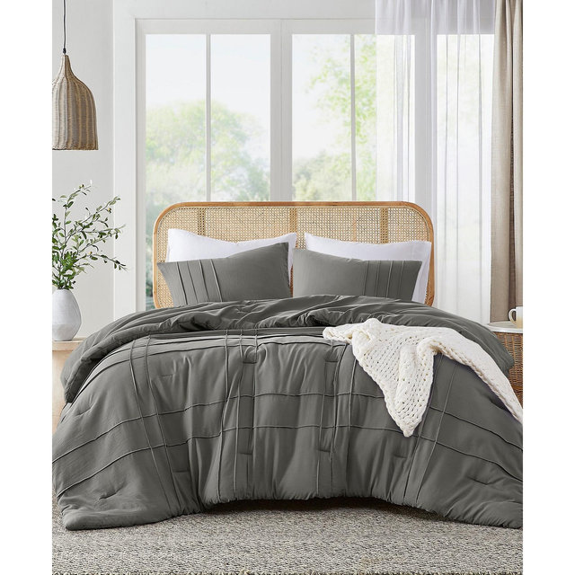 510 Design Porter Washed Pleated 3-Pc. Comforter Set, Full/Queen