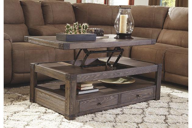 Burladen Coffee Table with Lift Top