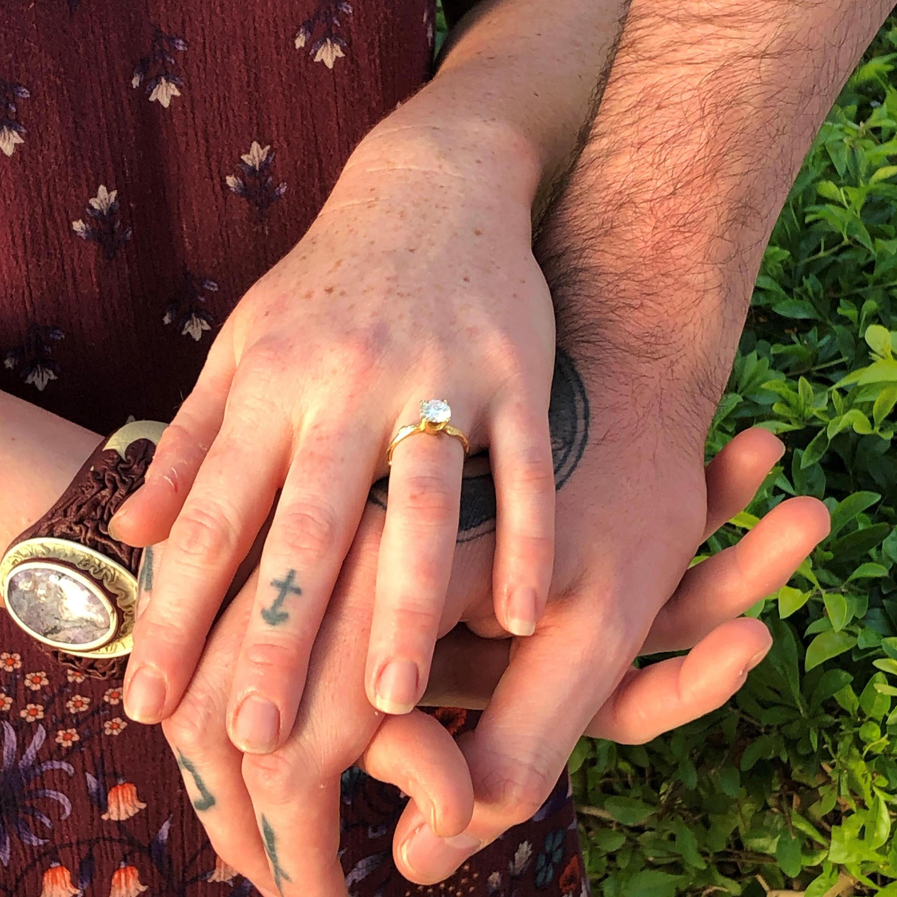 When John proposed in Bonaire.