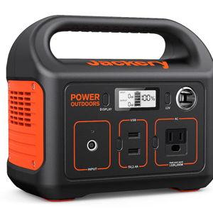 Jackery - Explorer 290 Portable Power Solar Generator (290 Wh Capacity) - Black