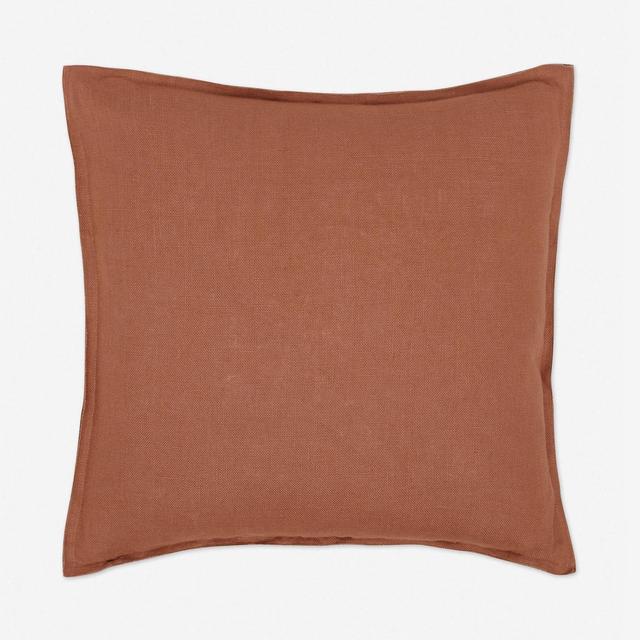 Arlo Linen Pillow, Rust