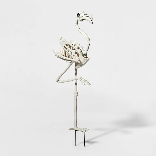 Skeleton Flamingo Yard Stake Halloween Decorative Prop - Hyde & EEK! Boutique™