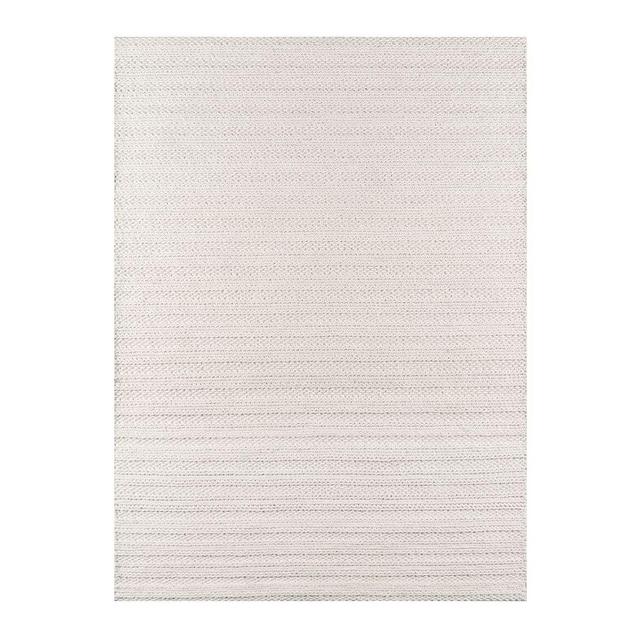 Vale Handwoven Wool Rug, 5 x 7', Ivory