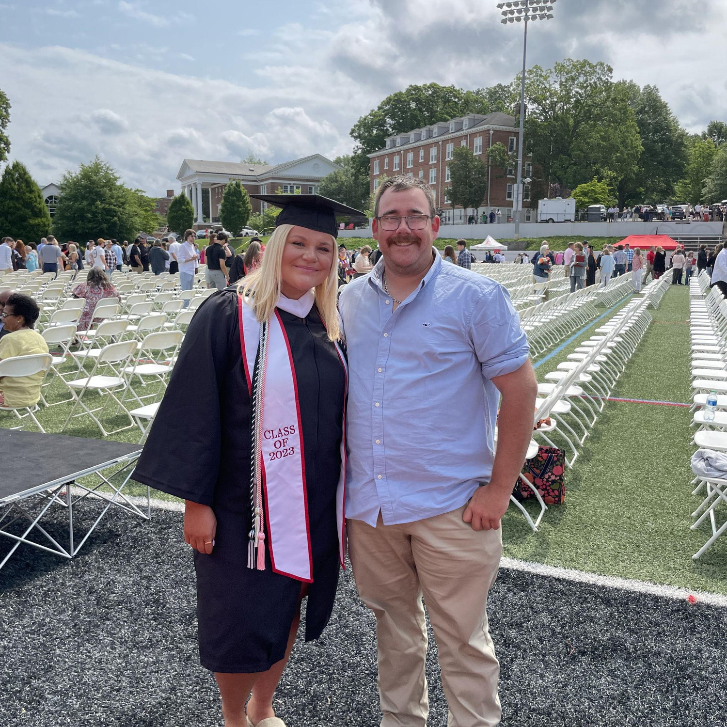 Claire's college graduation from the University of Lynchburg!