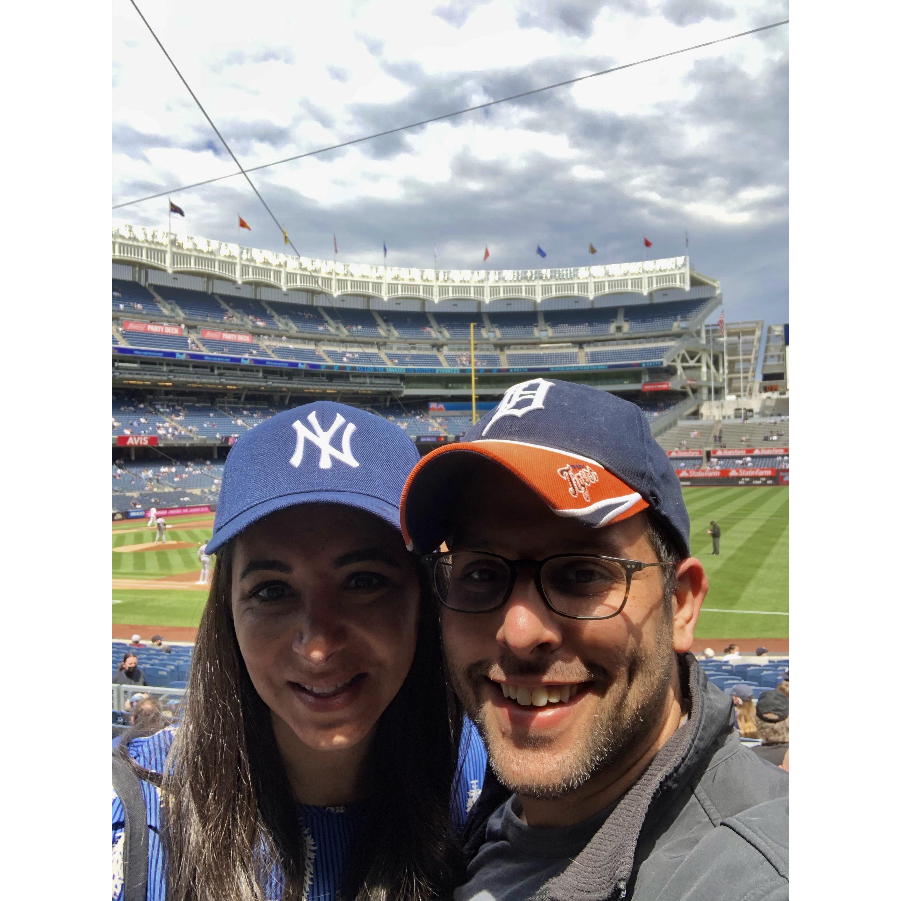 NY Yankees vs Detroit! Our favorite rivalry.