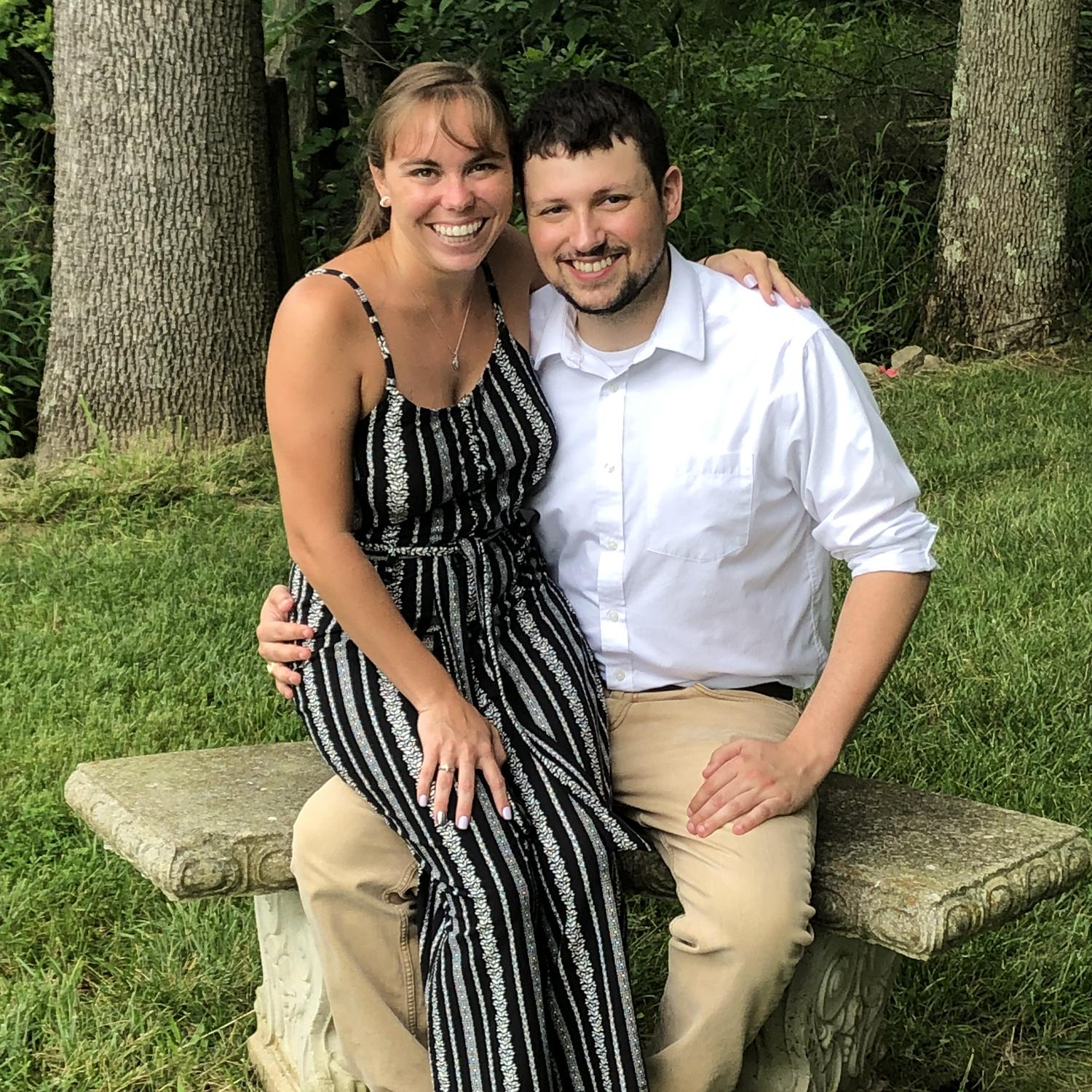 At Nick and Kelly's wedding
