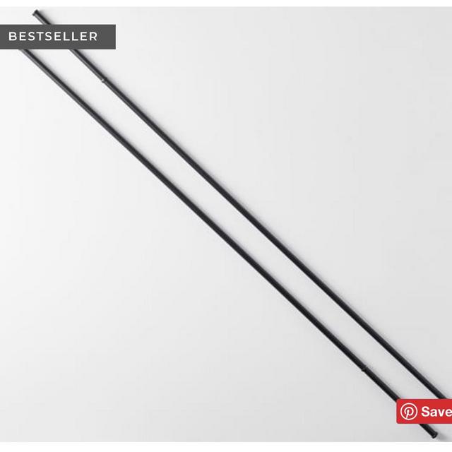 Pottery Barn Antique Bronze Drapery Wand