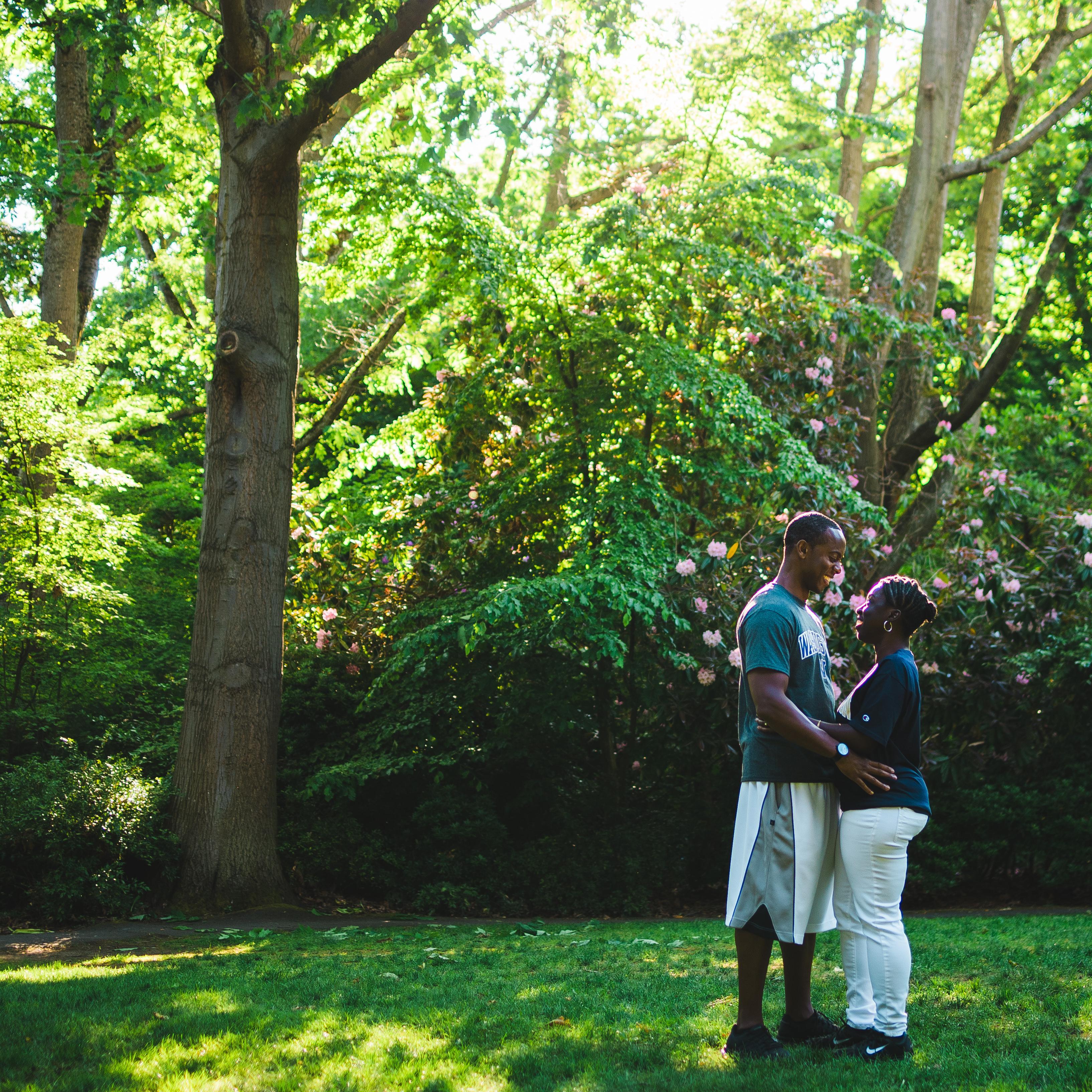 This is the "Secret Garden" a hidden gem on campus near and dear to Aaron and I.