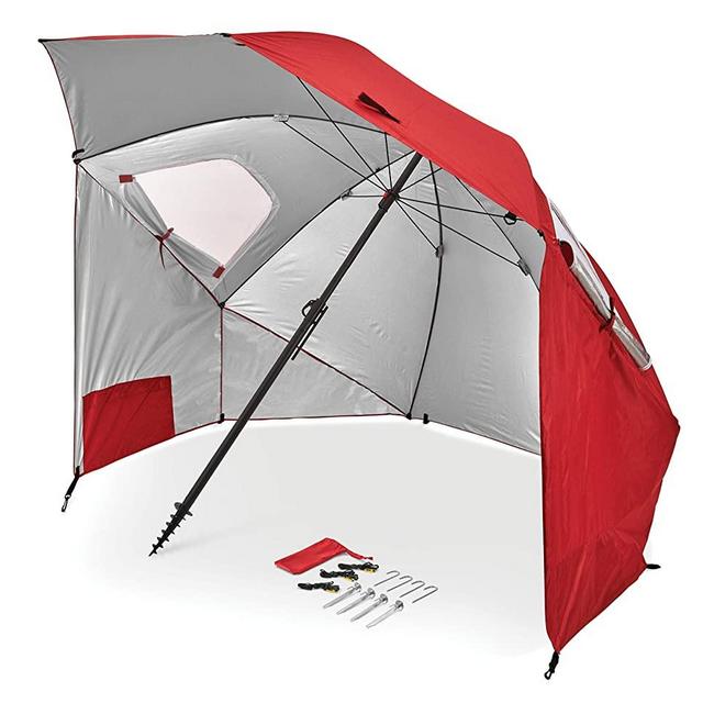 Sport-Brella Premiere XL UPF 50+ Umbrella Shelter for Sun and Rain Protection (9-Foot)