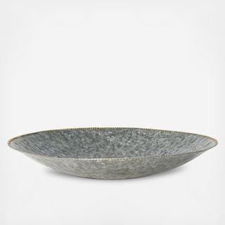 Galvanized Iron Serving Bowl