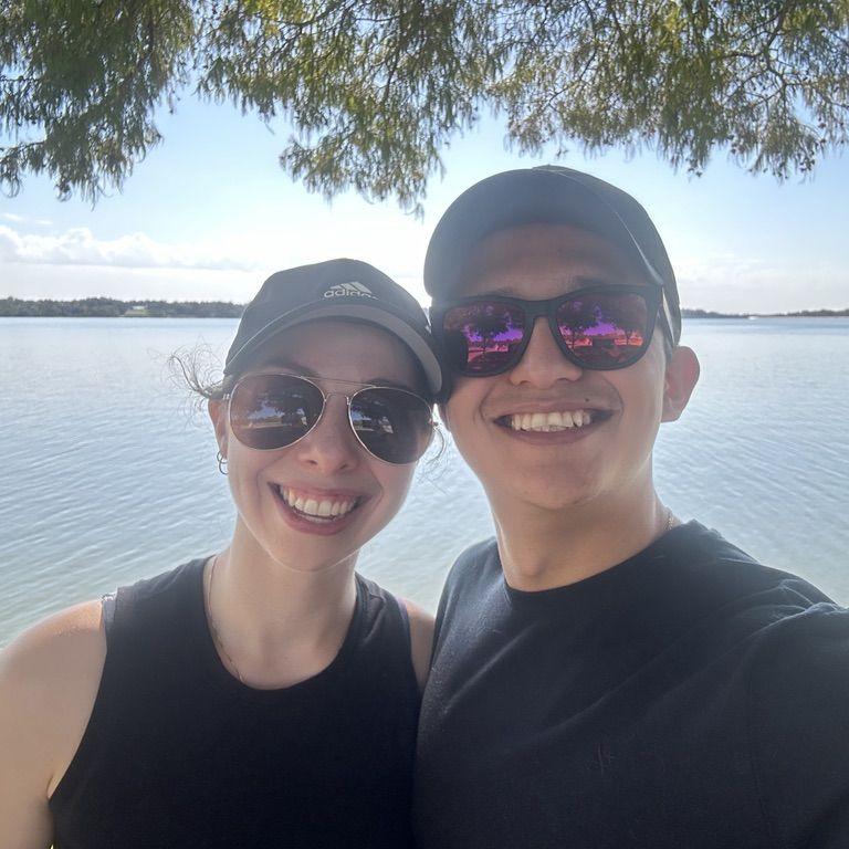 White Rock Lake, 10/26/24. Mara got really excited about ducks and the couple decided to try birding.