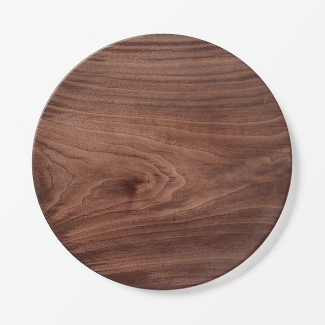 JAN SIFVERT Plate Tora Ø30 cm, Walnut, Round