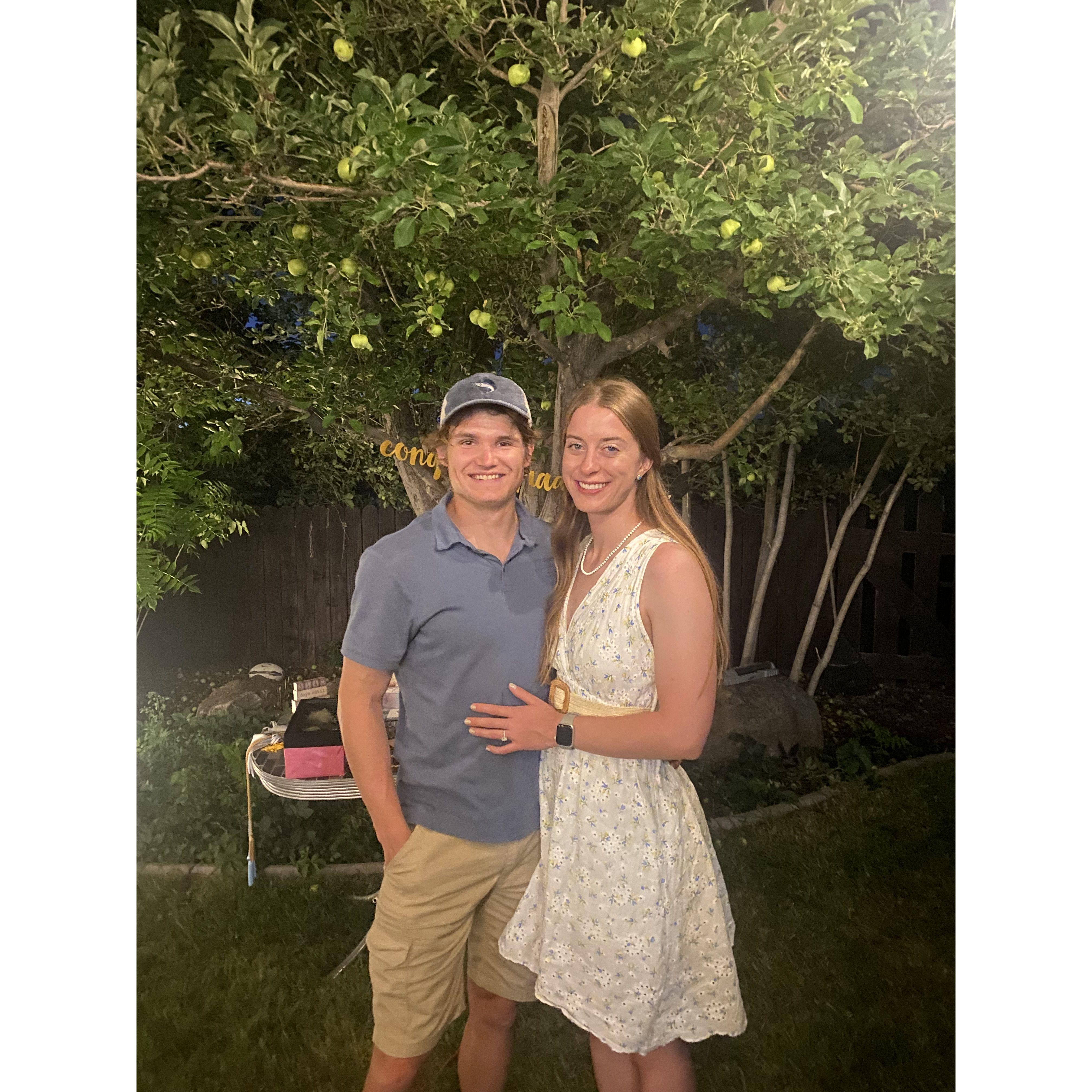 August 2024 - Enjoying time with loved ones at our Engagement Party