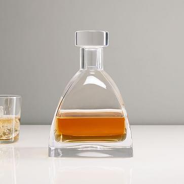 Glass Decanter, Pyramid Whiskey