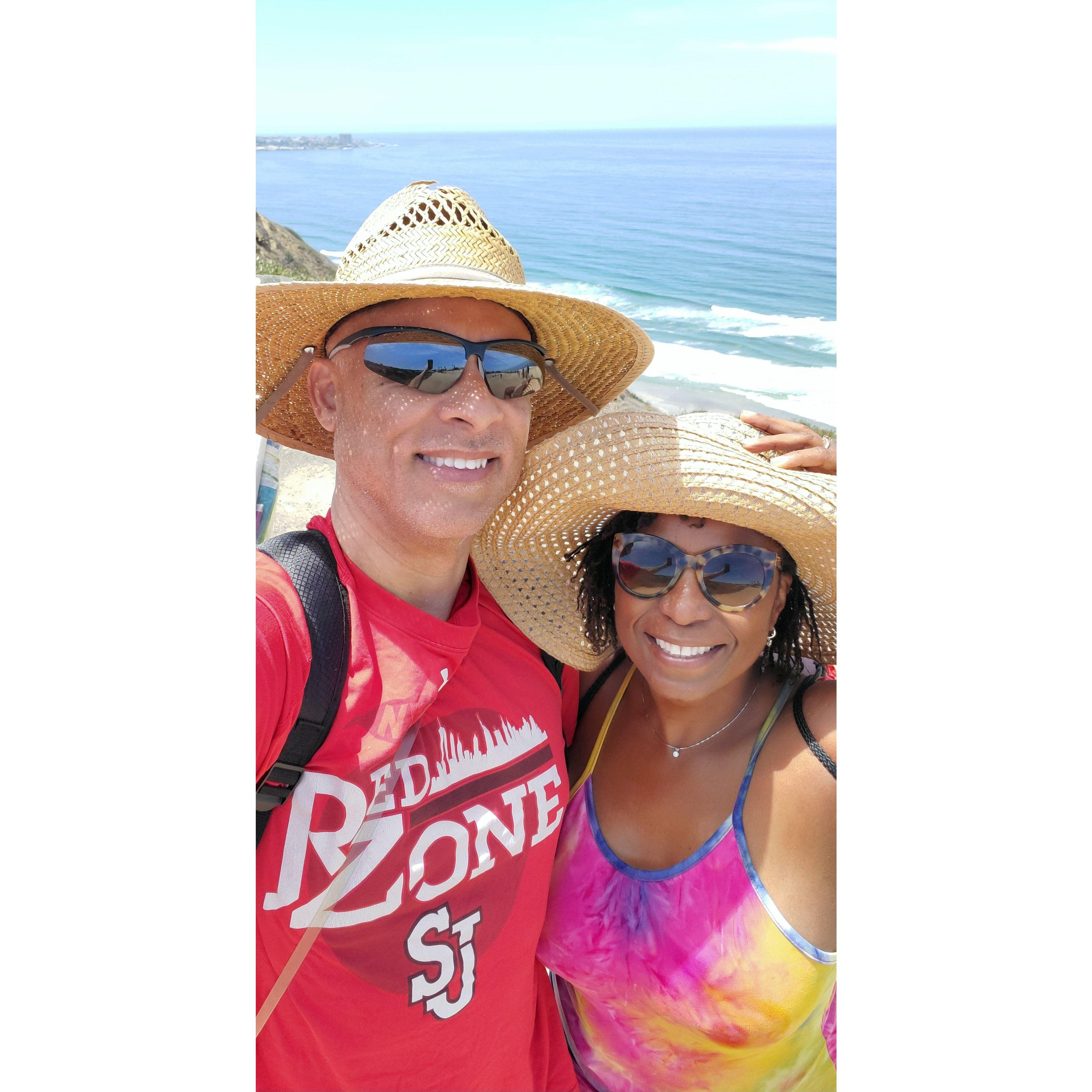 The beach in La Jolla, CA
