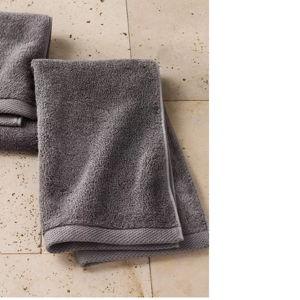 2pk Organic Hand Towel - Casaluna™ Dark Gray