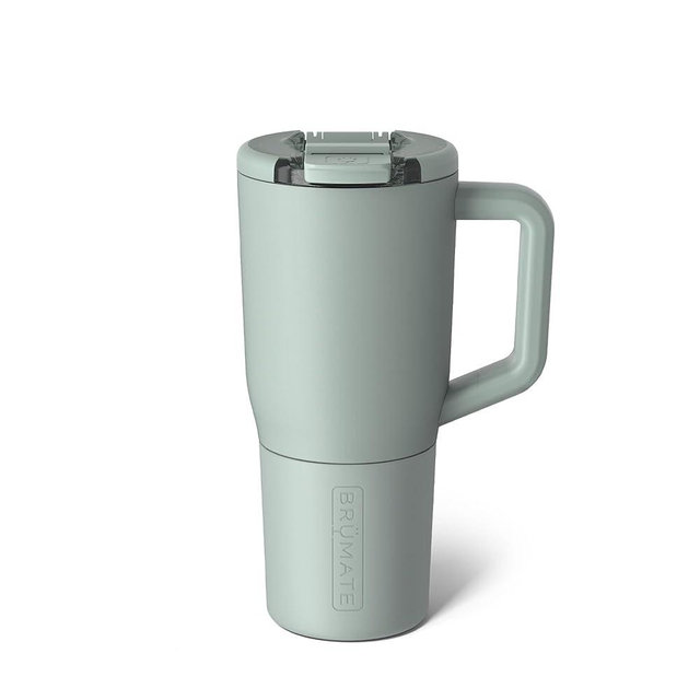 BrüMate Müv - 25oz 100% Leak Proof Insulated Coffee Mug with Handle & Lid - Stainless Steel Coffee Travel Mug - Double Walled Coffee Cup (Sage)