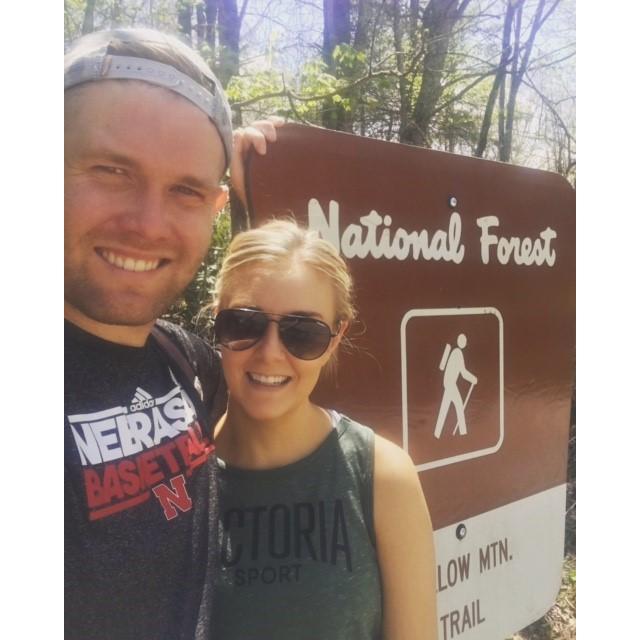 We first said "I love you" on a hike in North Carolina