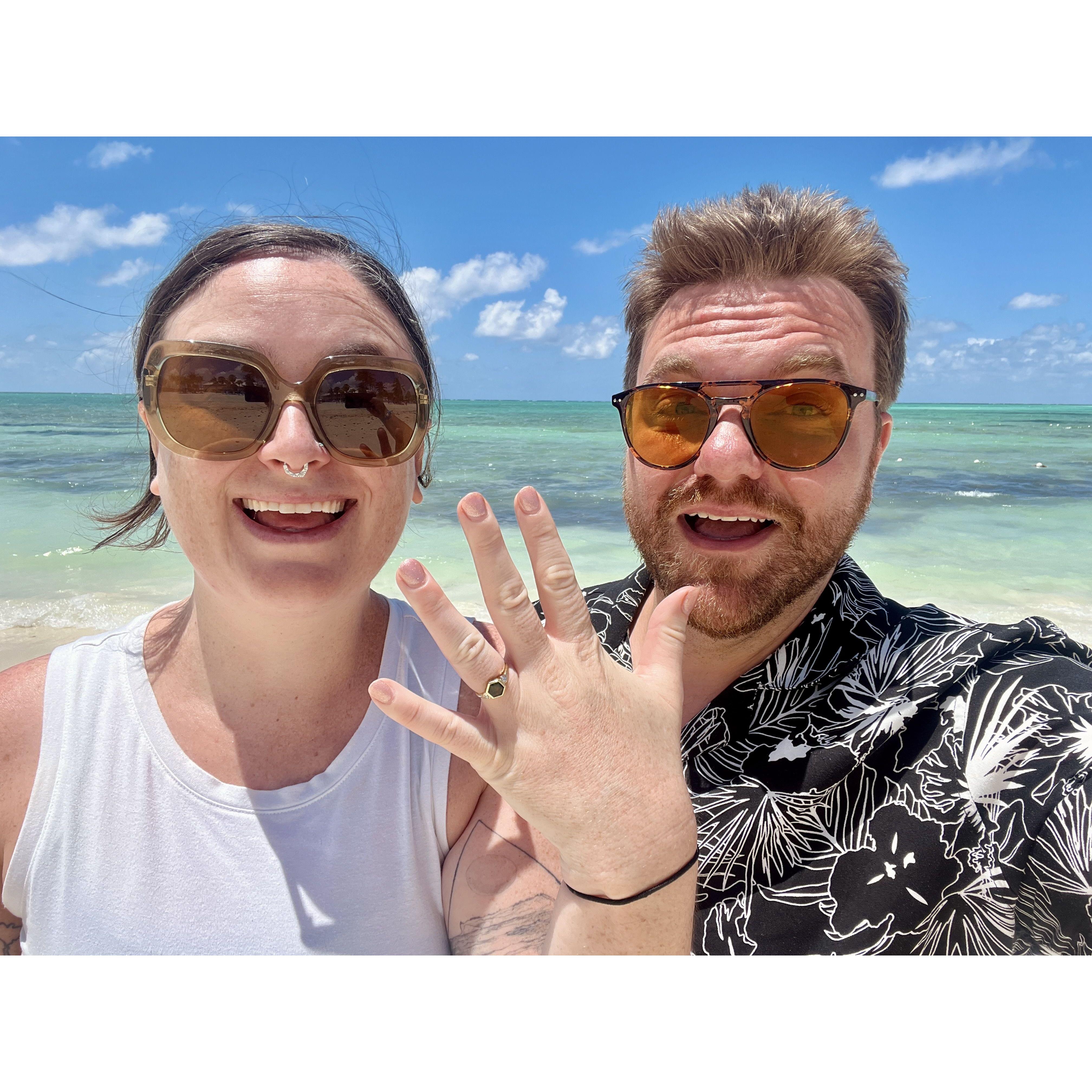 Freshly engaged!
