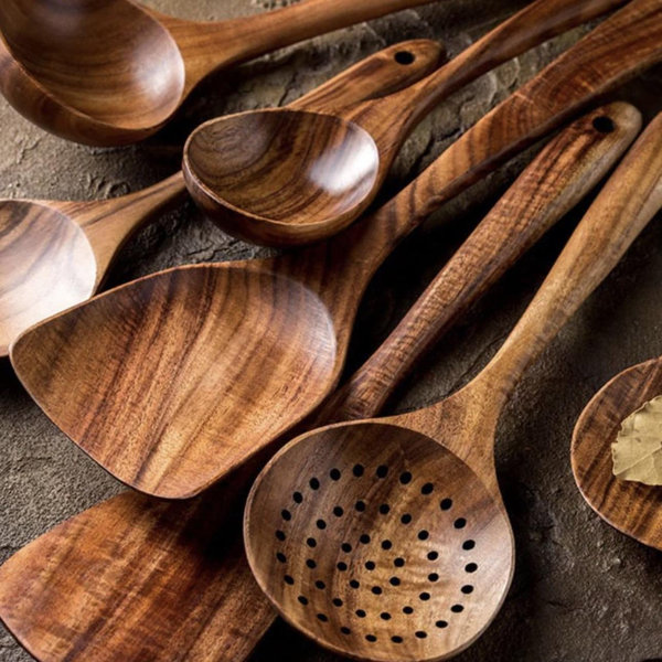 Wooden Cooking Utensil Set
