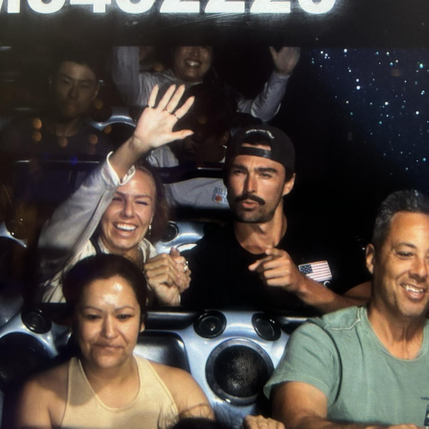 We came prepared for Space Mountain