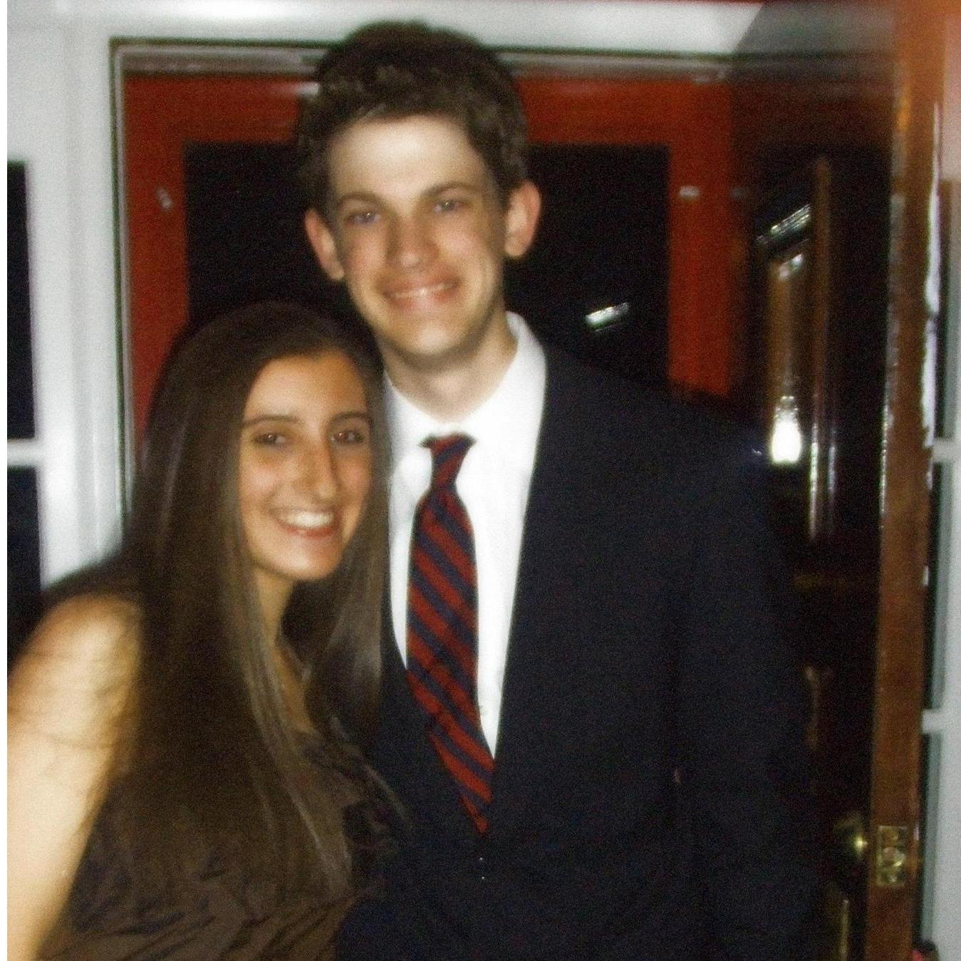Age 17, on our way to the Spring Formal. Chris drove us into the school parking lot at 60 mph with the windows down, blasting "American Woman."
