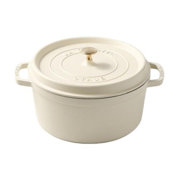 Staub 7-Qt Dutch Oven in French Creme