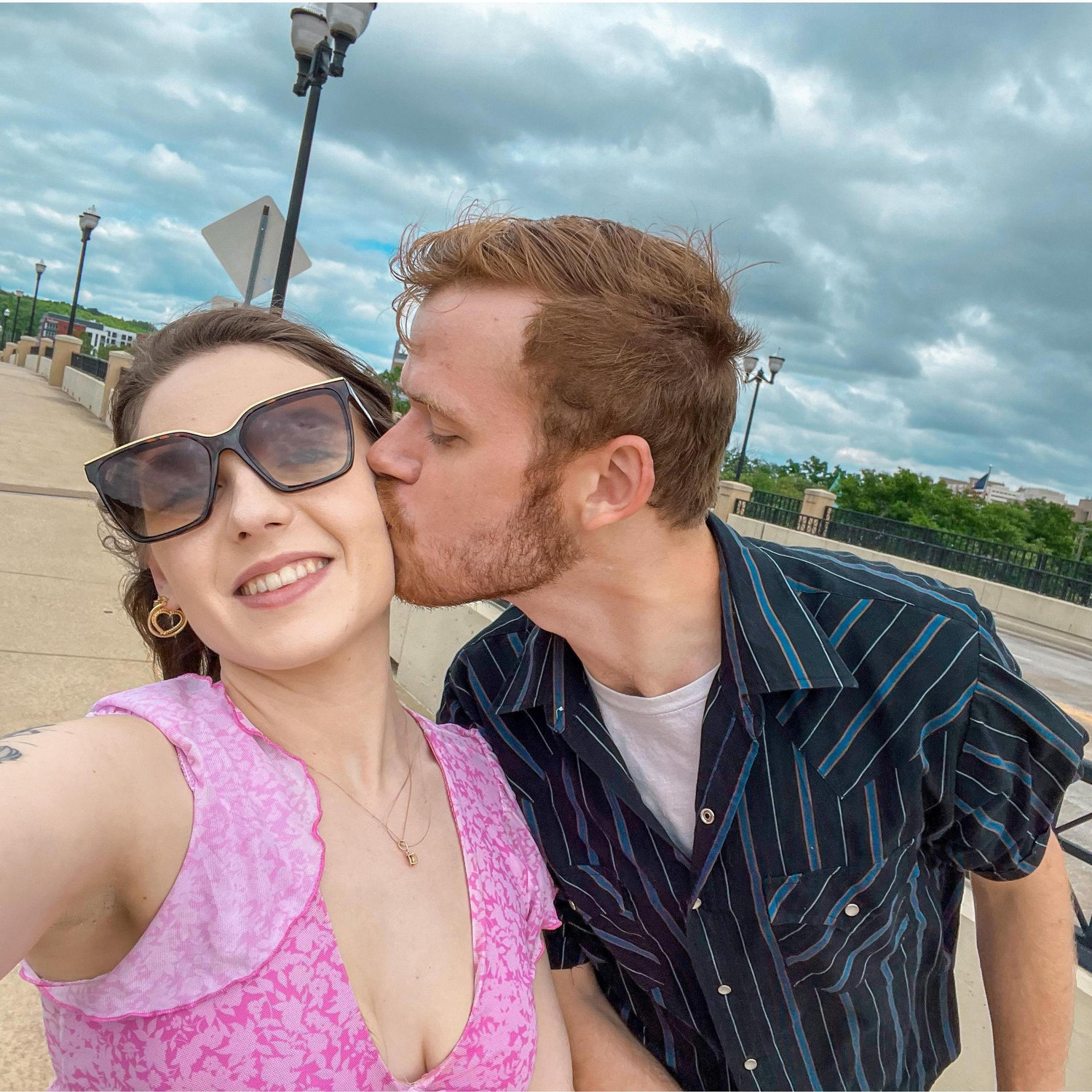 We had a blast shooting our engagement photos by the river.