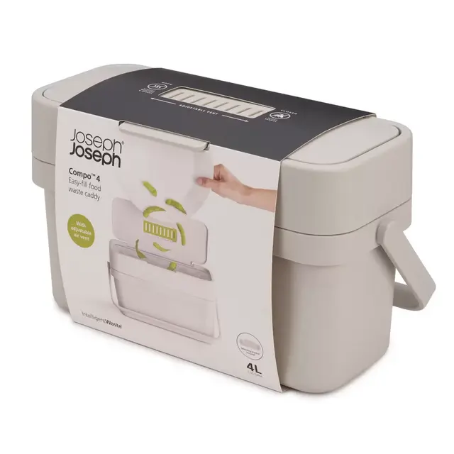 Joseph Joseph® Compo™ 4 Food Waste Caddy in White