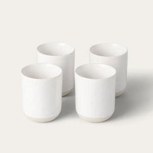 Cappuccino Cups - Speckled White