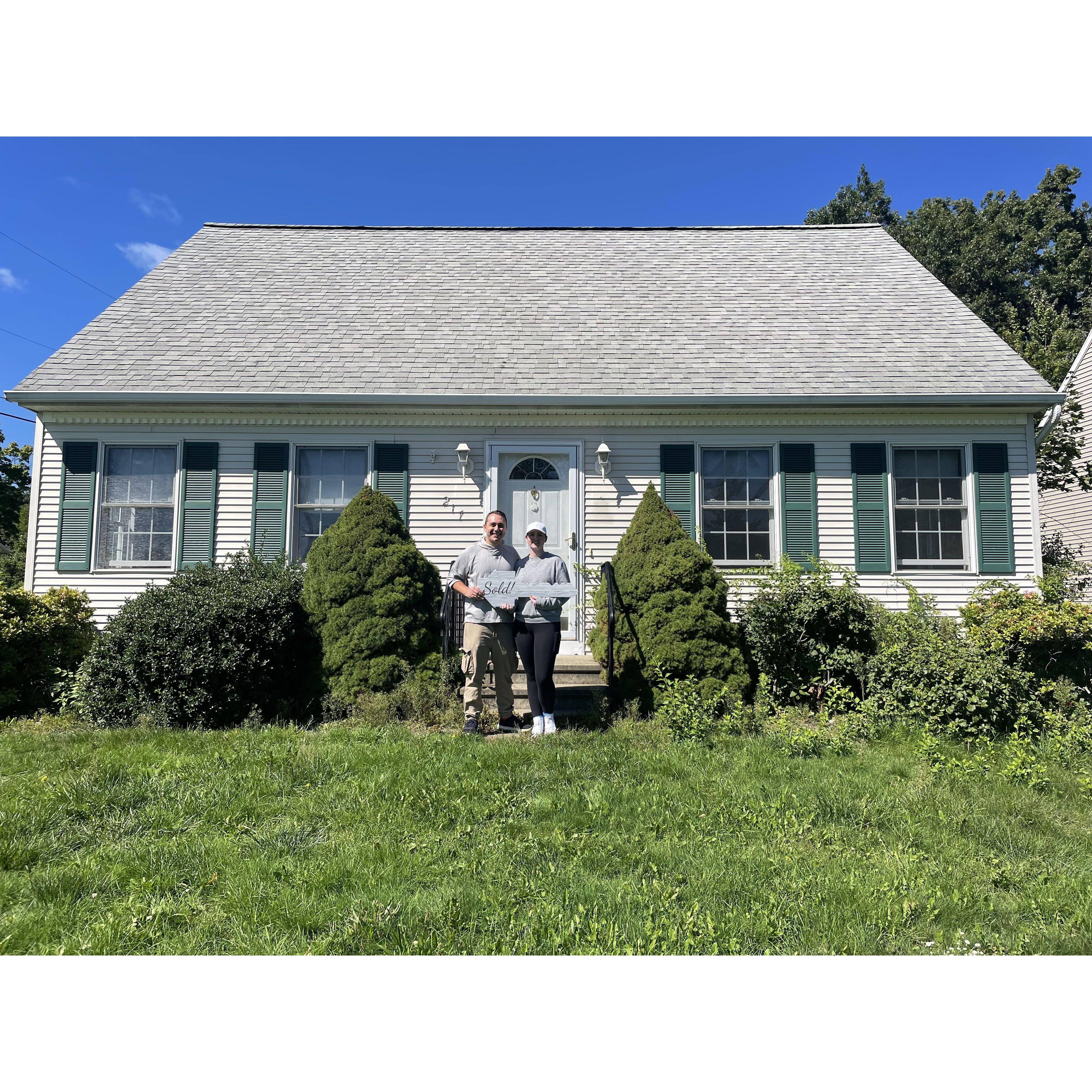 We worked our butts off and bought a beautiful home together