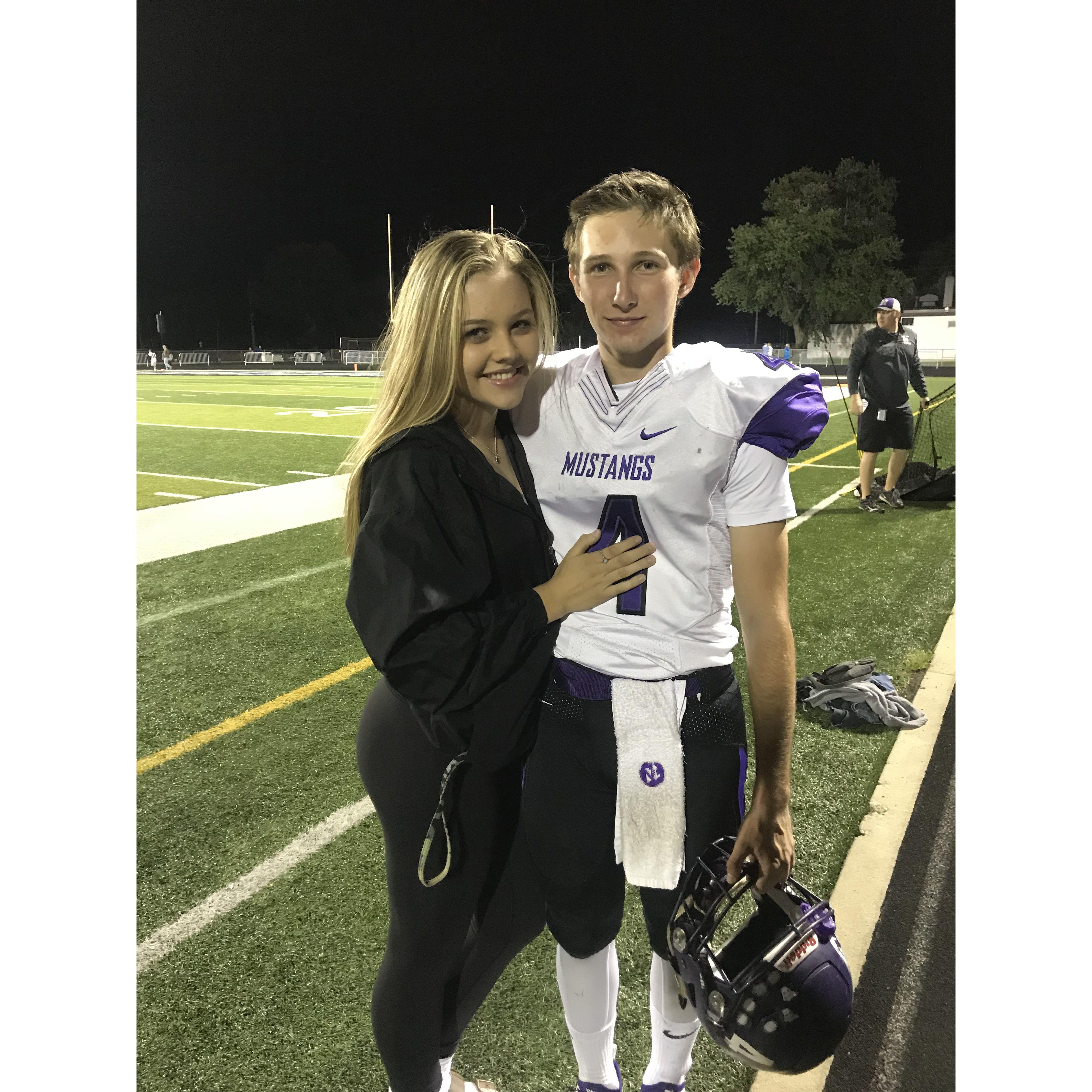 First Picture Together- September 7, 2018