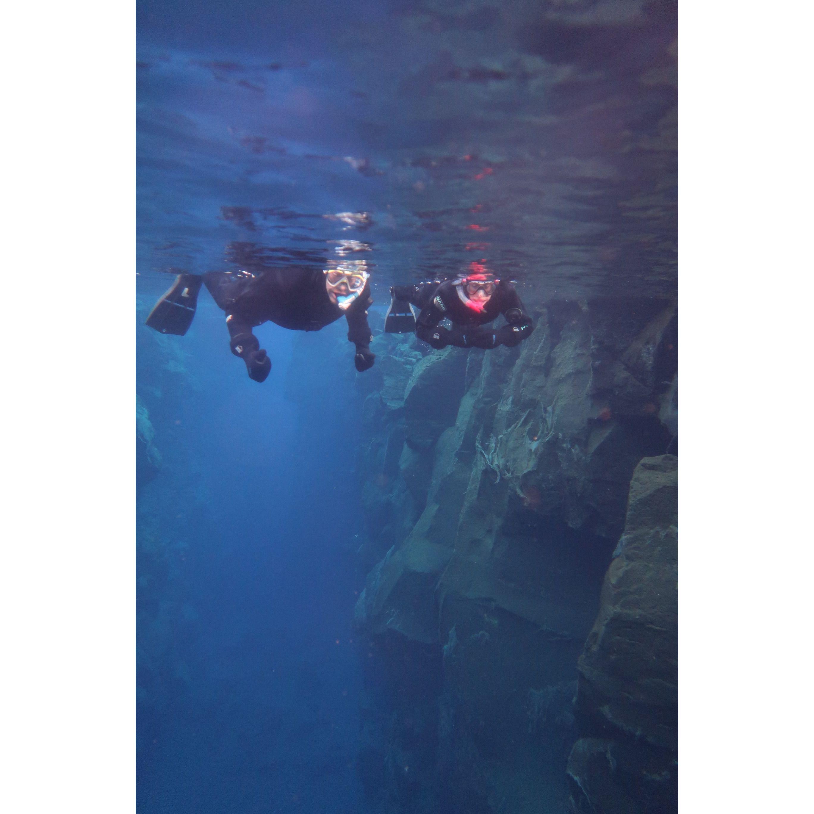 Snorkeling in Iceland