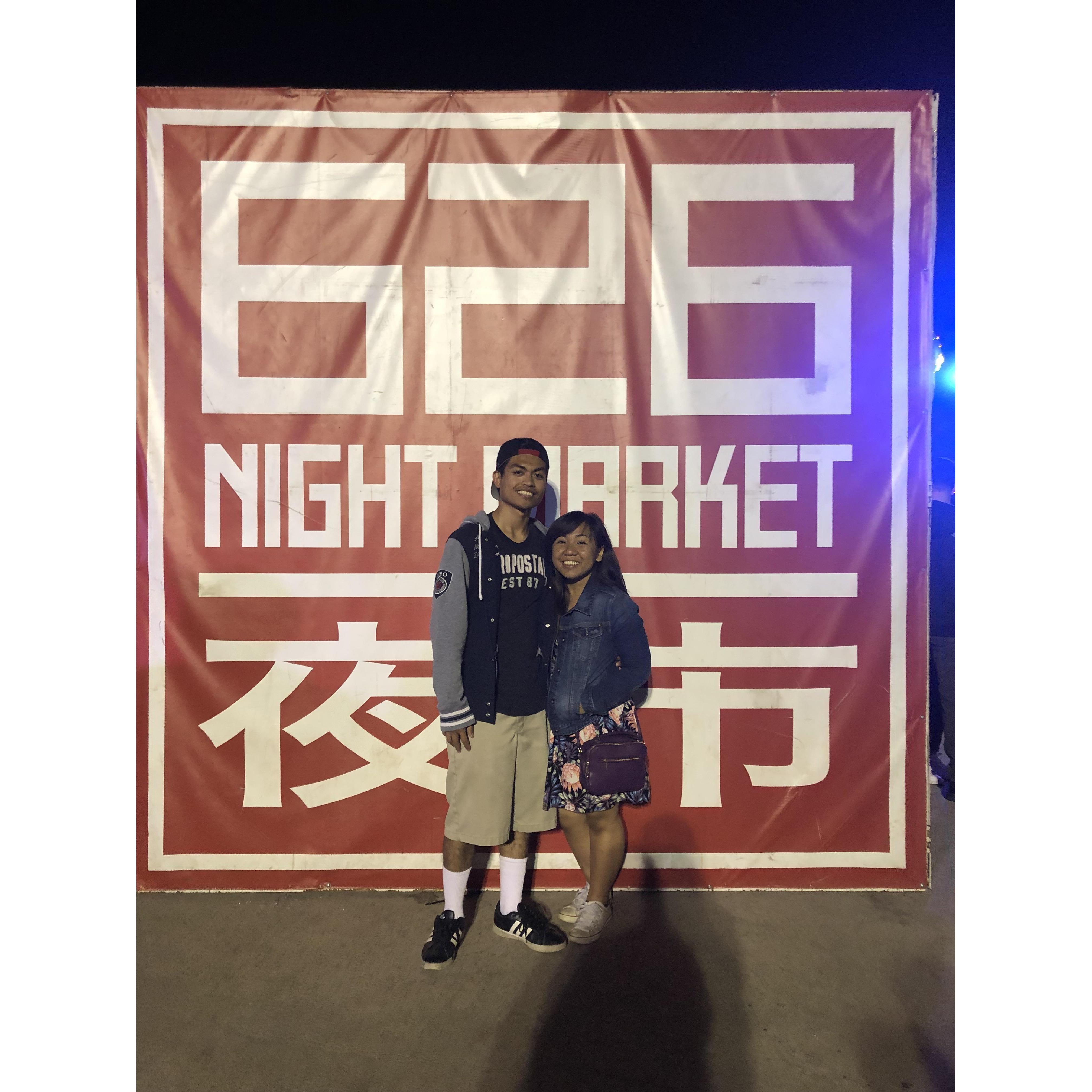 Yroll's first time at 626 Night Market