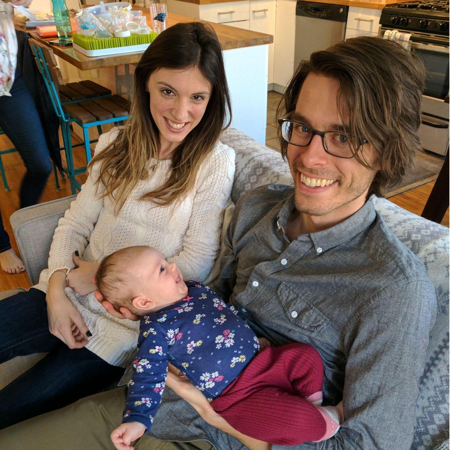 Matty: This is proof that I know more about babies than you.
Jacqueline: