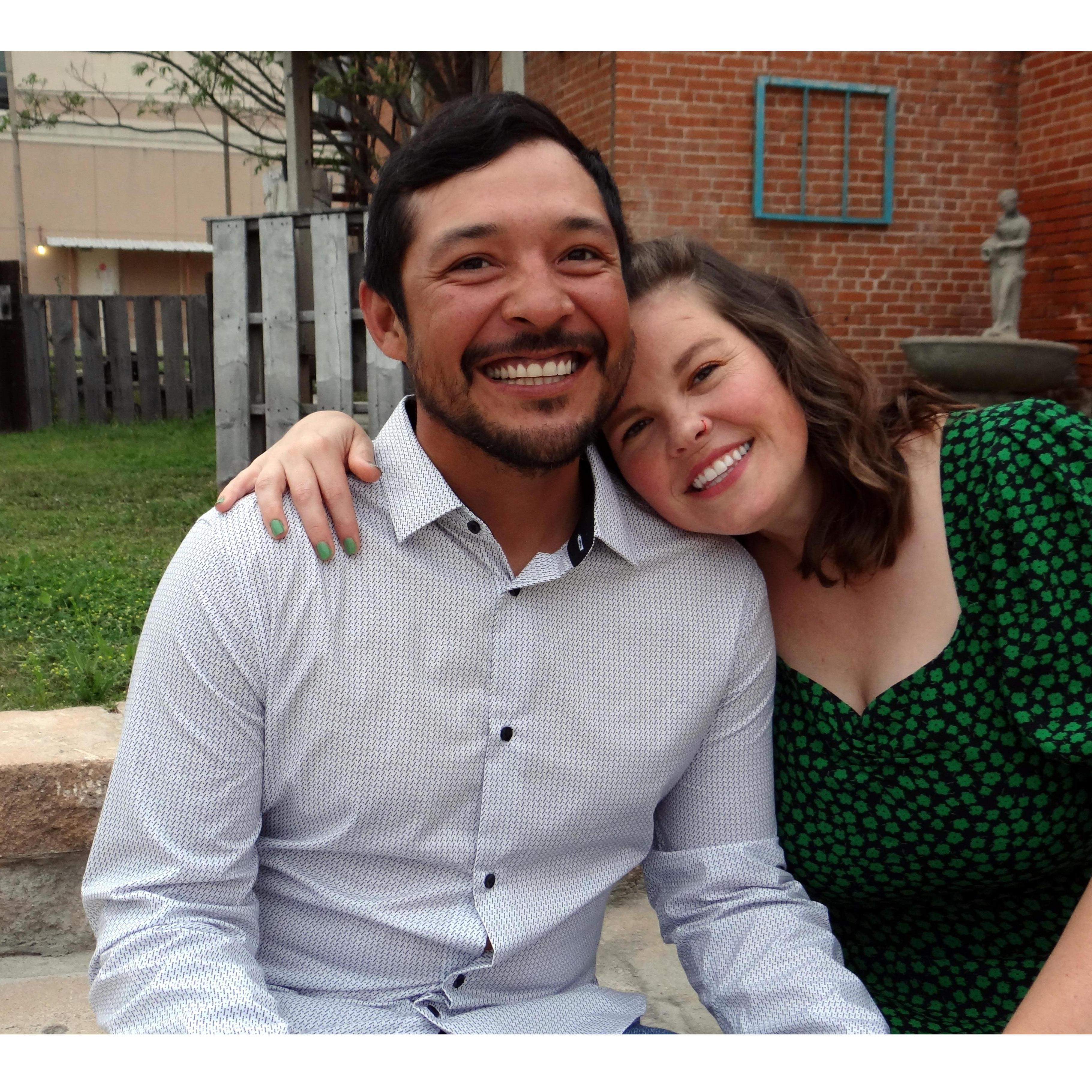 Impromptu engagement pictures a few days before I DO