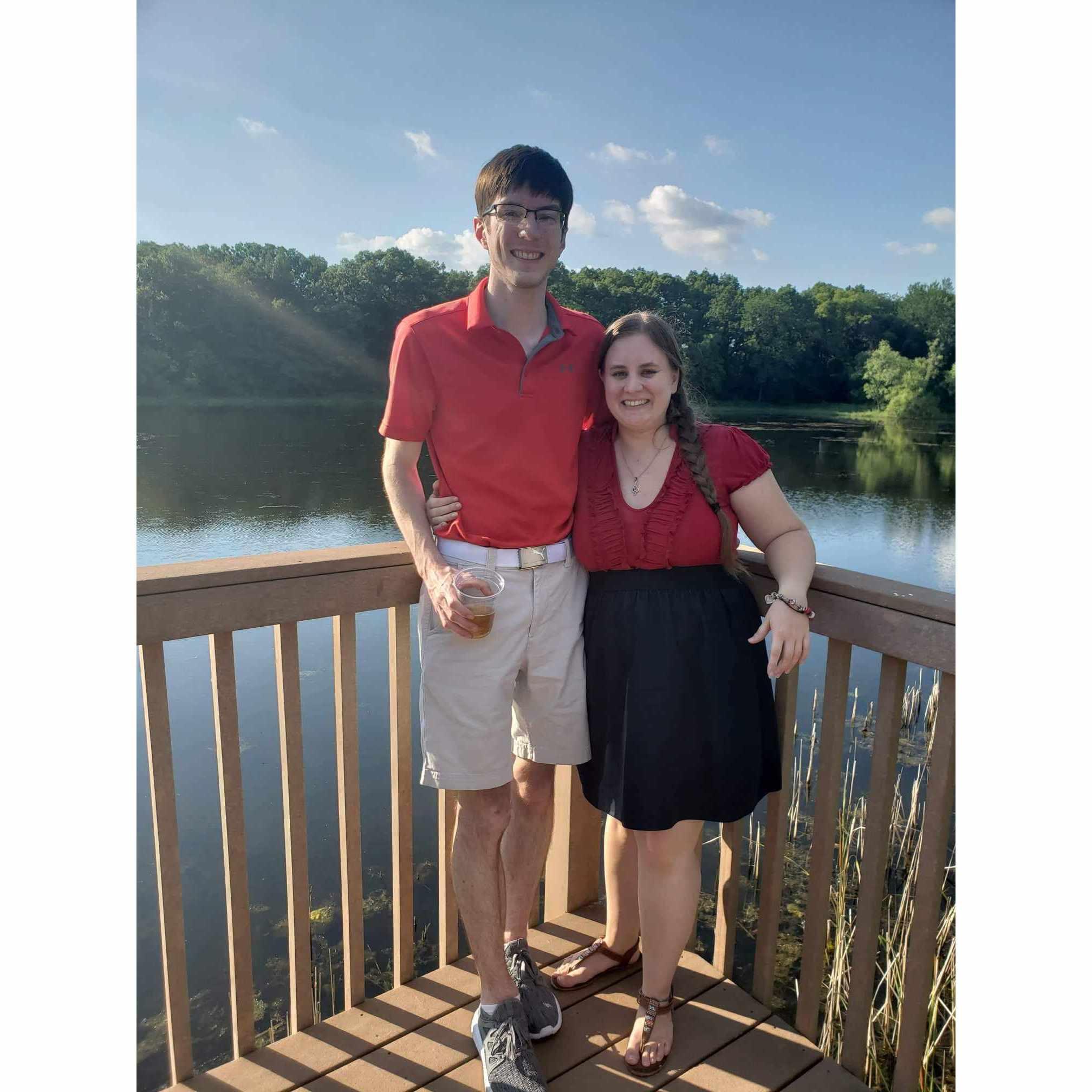 A friend's wedding in 2018