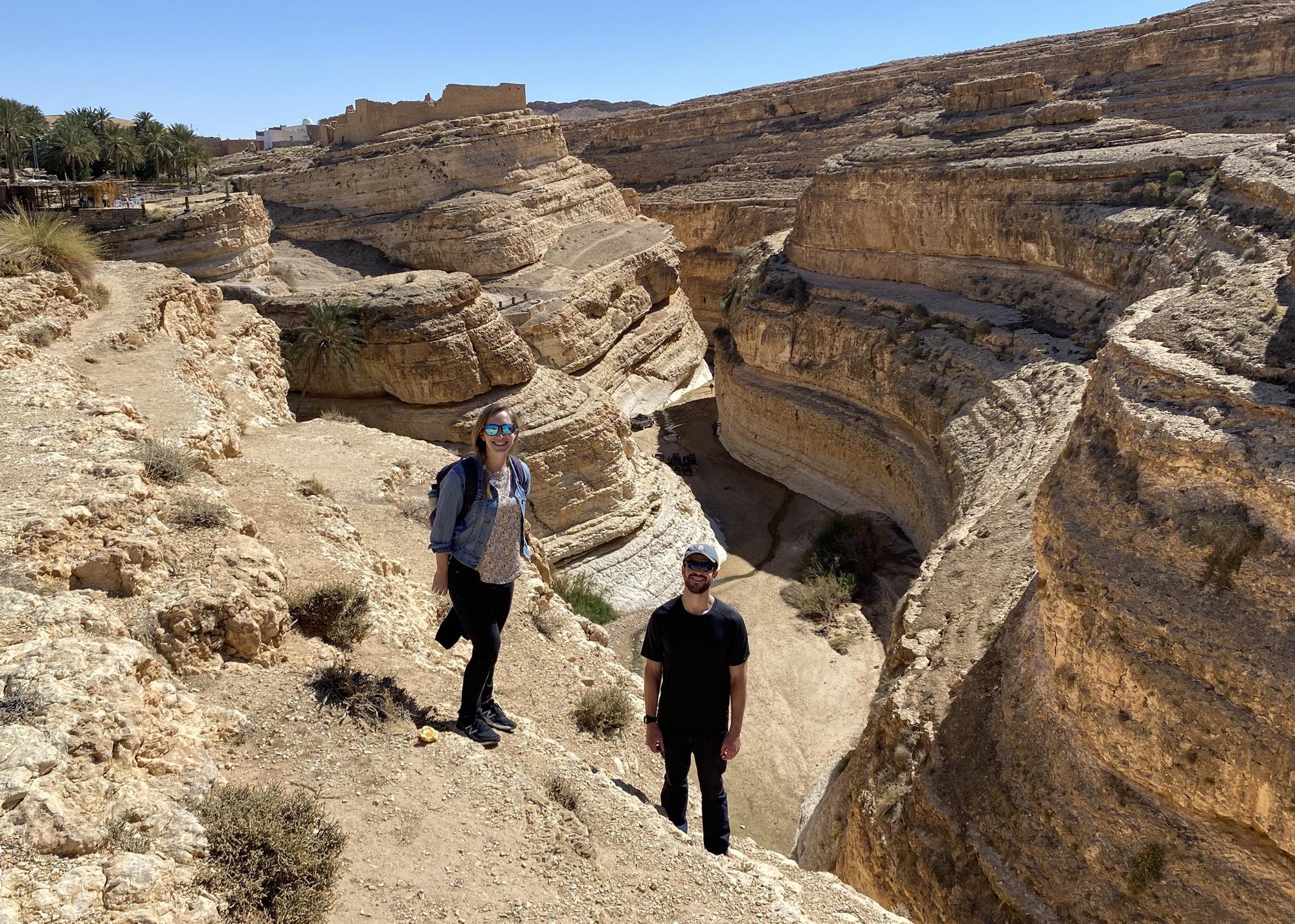 In southwest Tunisia, the canyon where Star Wars was filmed!