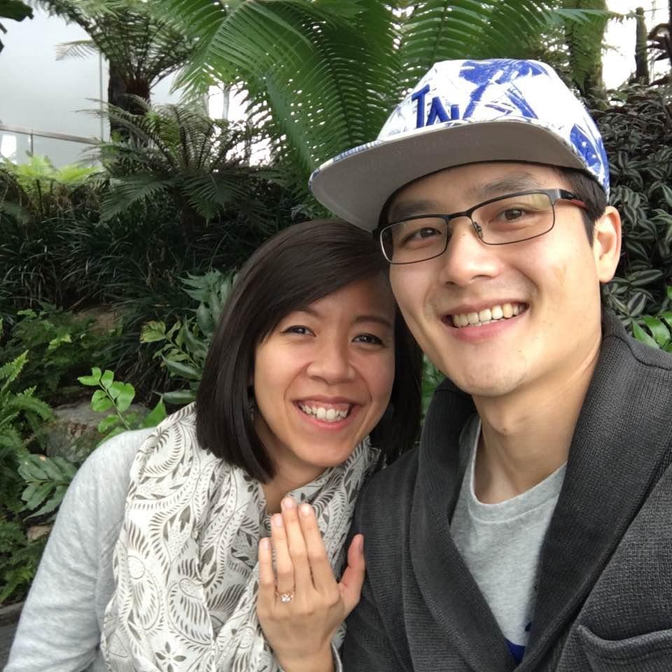 The day we got engaged in Sky Garden, London. 10/9/2017