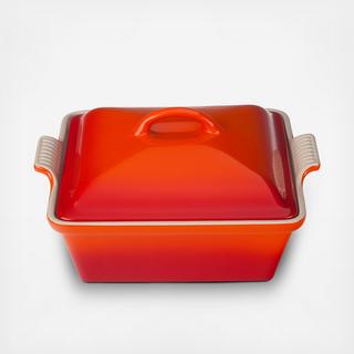 Heritage Covered Square Casserole Dish