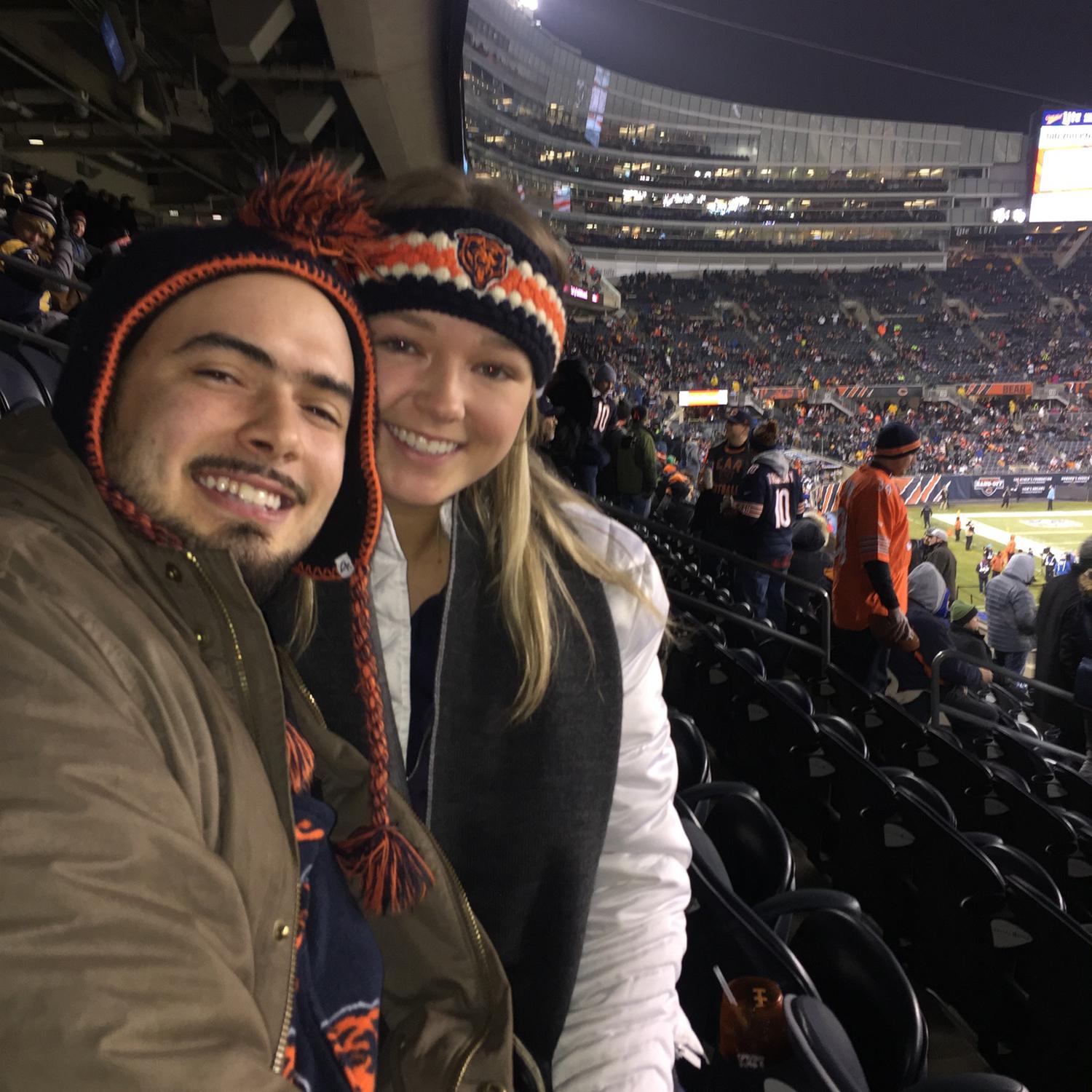 Kait’s first Bears game