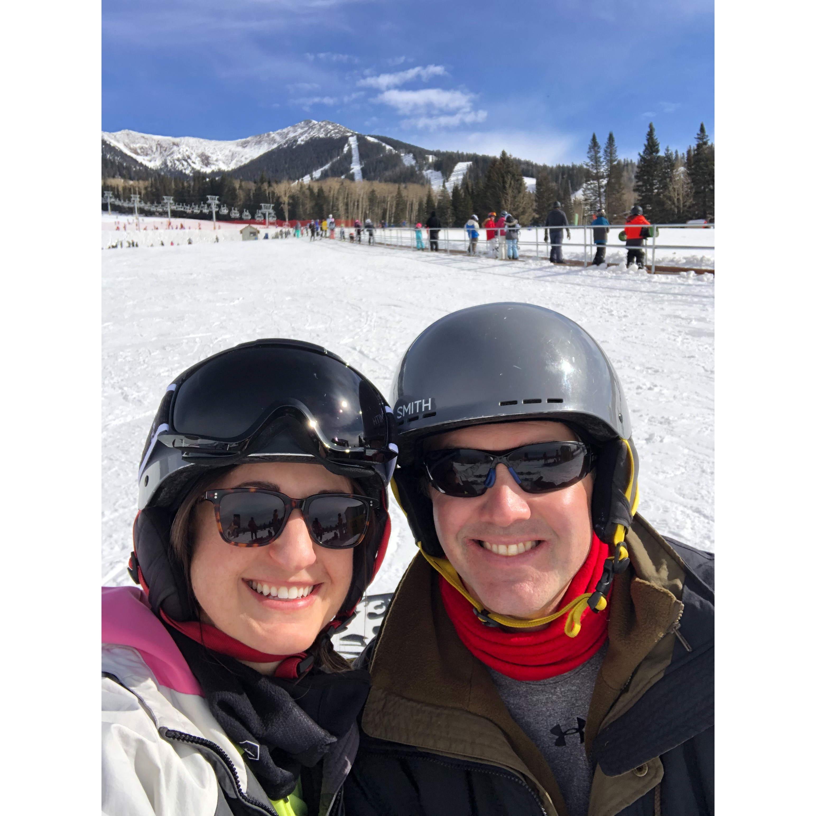 First time skiing EVER!