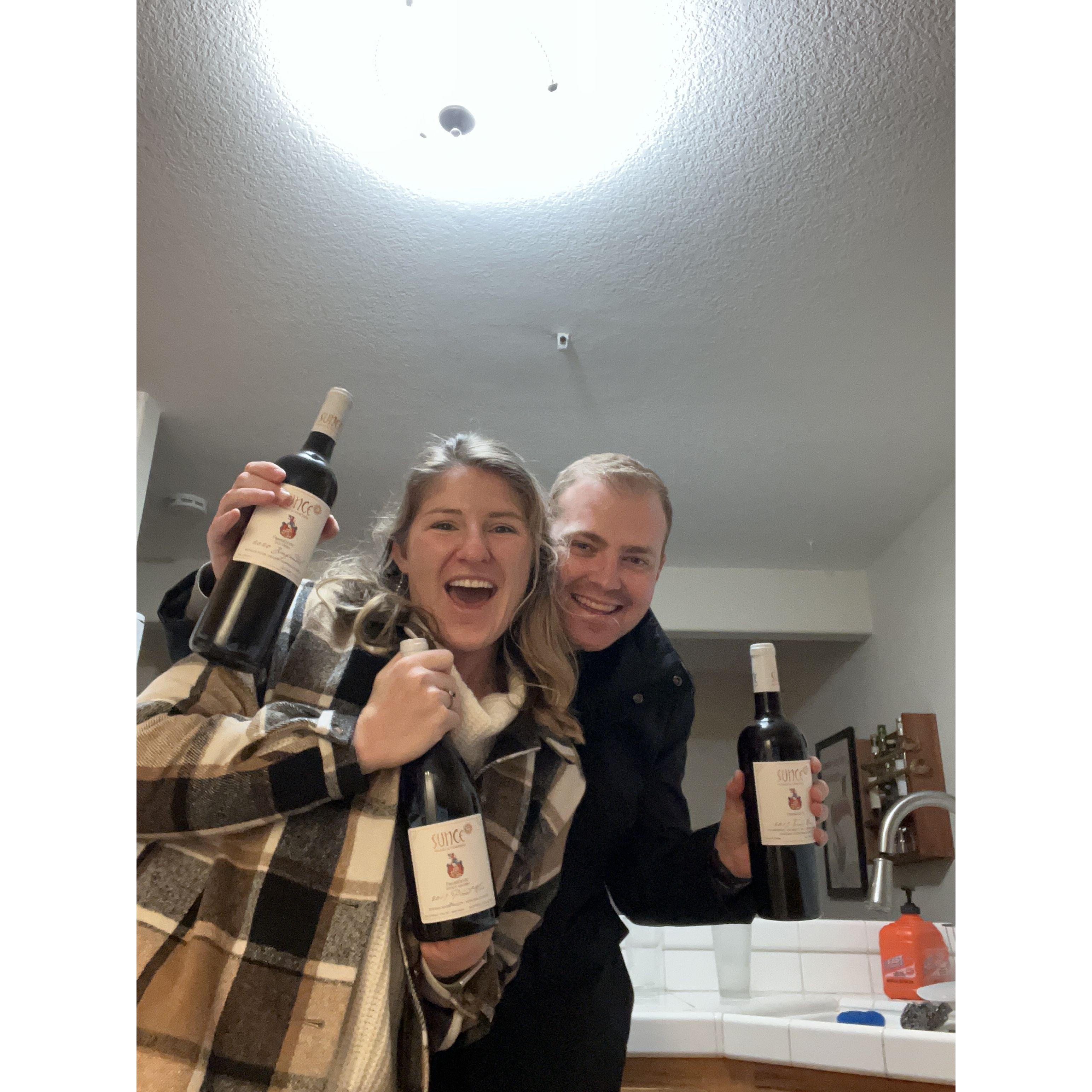We became wine club and Costco members on the same weekend. What a great way to celebrate 3 years together and lock in our relationship.