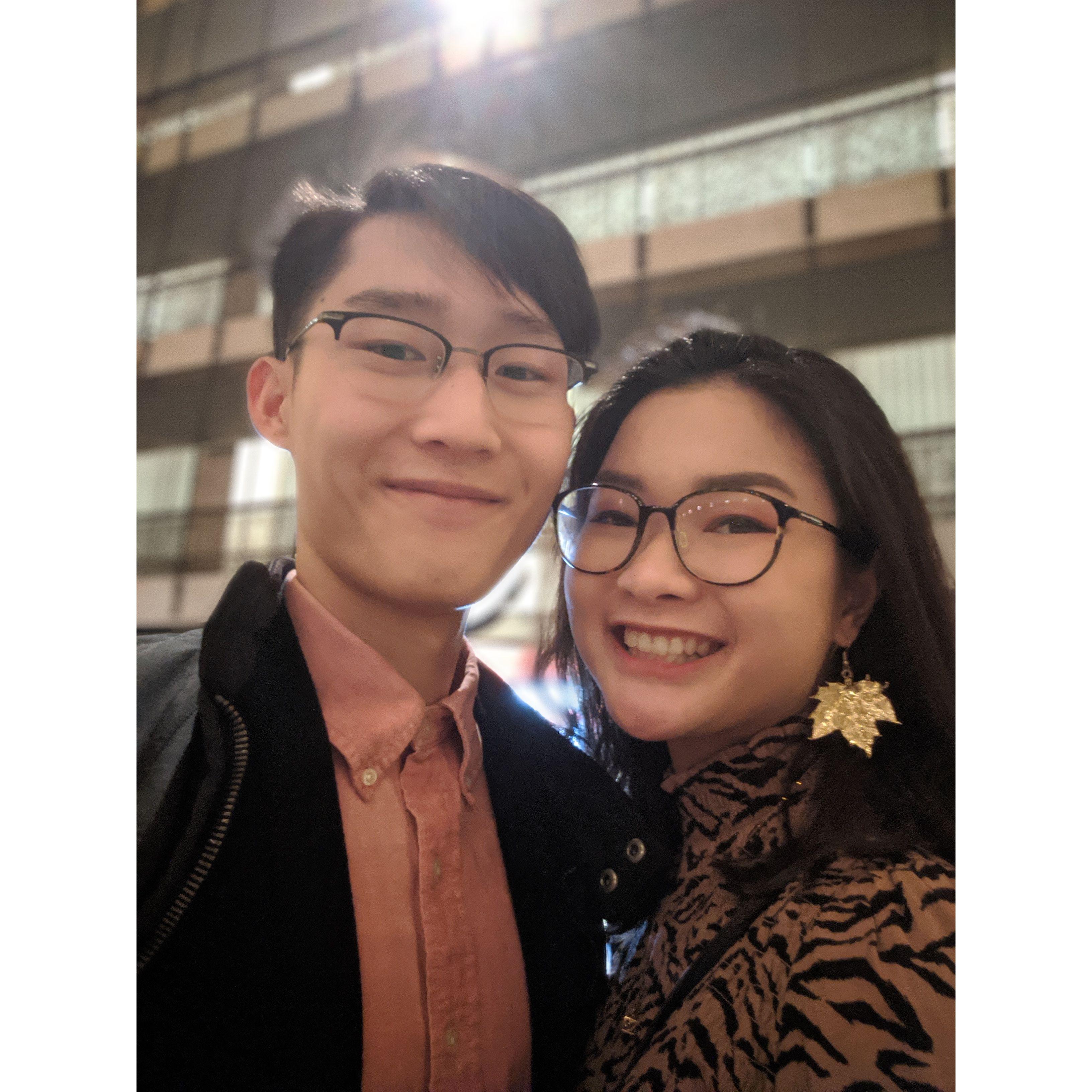 Christmas/New Years at Lincoln Center in NYC on Dec. 28th, 2019
