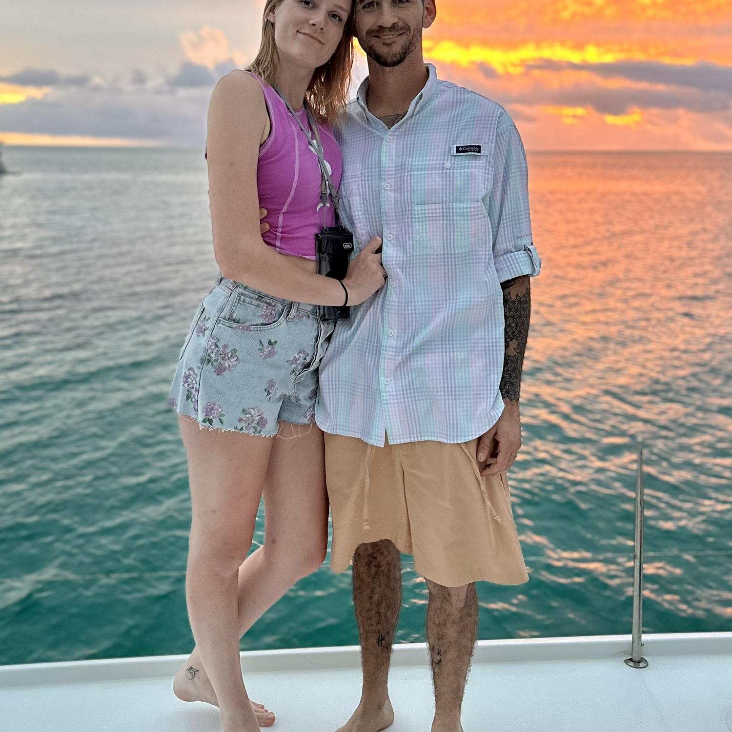 Sunsets on Family vacation in Tahiti, November 2024