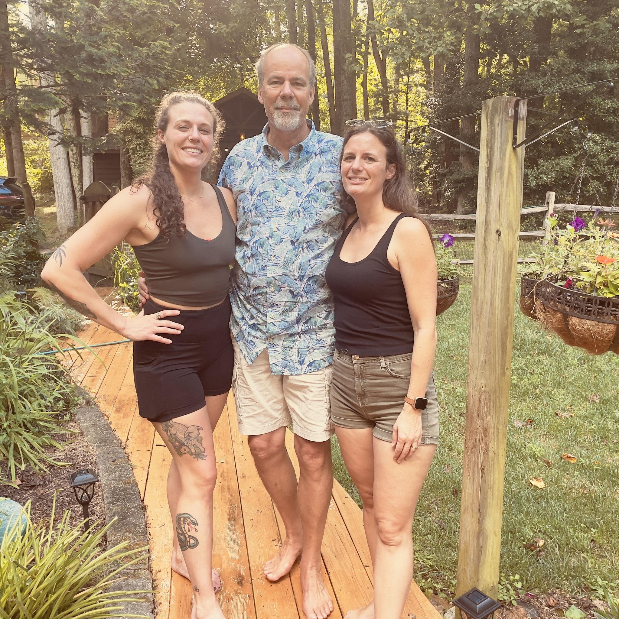 Bob and his wonderful daughters