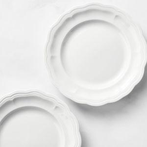 Pillivuyt Queen Anne Porcelain Salad Plates, Set of 4