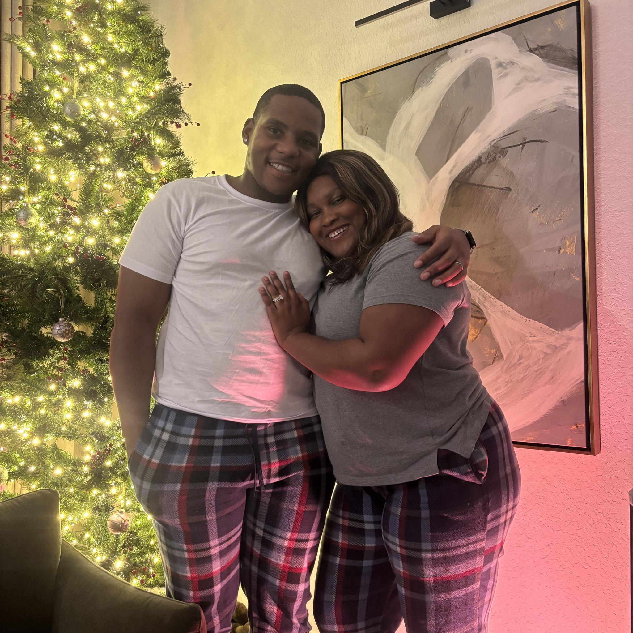 Our second Christmas together! Our first Christmas in Houston!